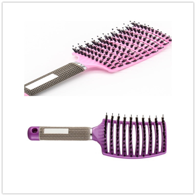 Hairbrush Anti Kit Brushy Women Detangler Hair Brush Bristle Nylon Scalp Massage Teaser Hair Brush Comb Hairbrush Anti Kit Brushy Women Detangler Hair Brush Bristle Nylon Scalp Massage Teaser Hair Brush Comb